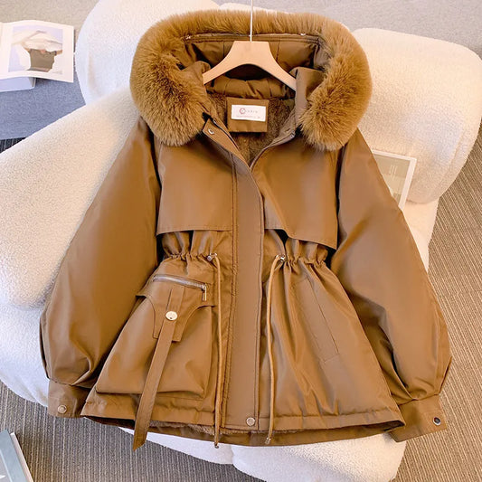 Elegant Plus Size Korean Coat