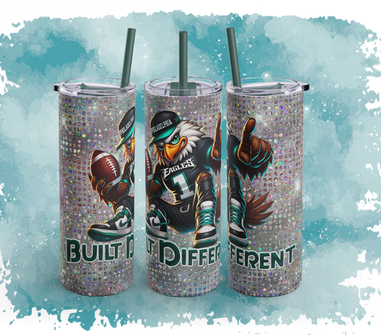 Philly Eagle Sports Fan Tumbler, Personalized Travel Mug, Gifts for Gamers, Stadium Cup, Custom Drinkware