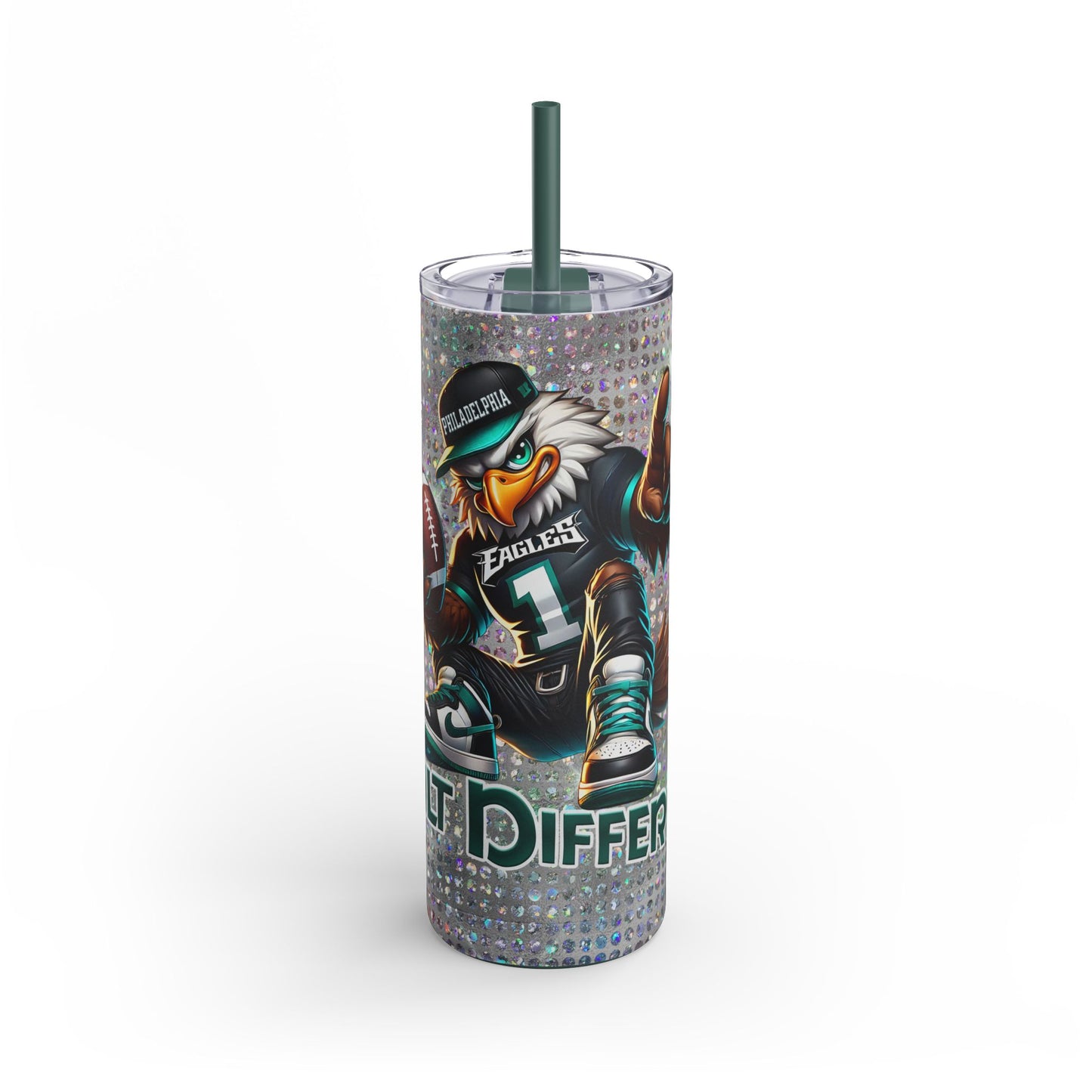 Philly Eagle Sports Fan Tumbler, Personalized Travel Mug, Gifts for Gamers, Stadium Cup, Custom Drinkware