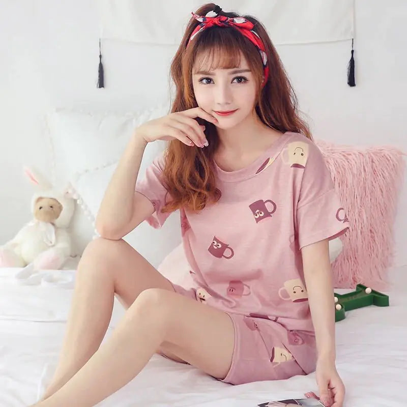 Ladies' Cotton Summer Sleep Set