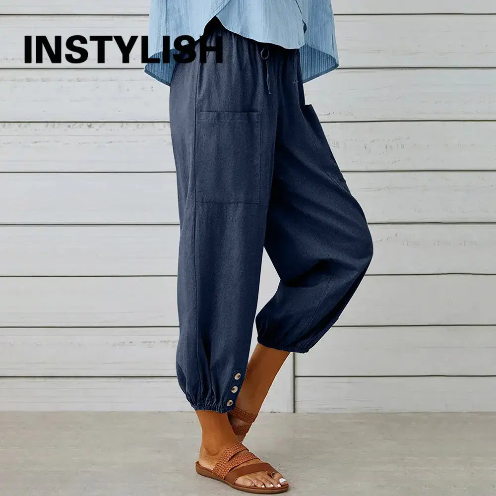 Women High Waist Wide Leg Pants