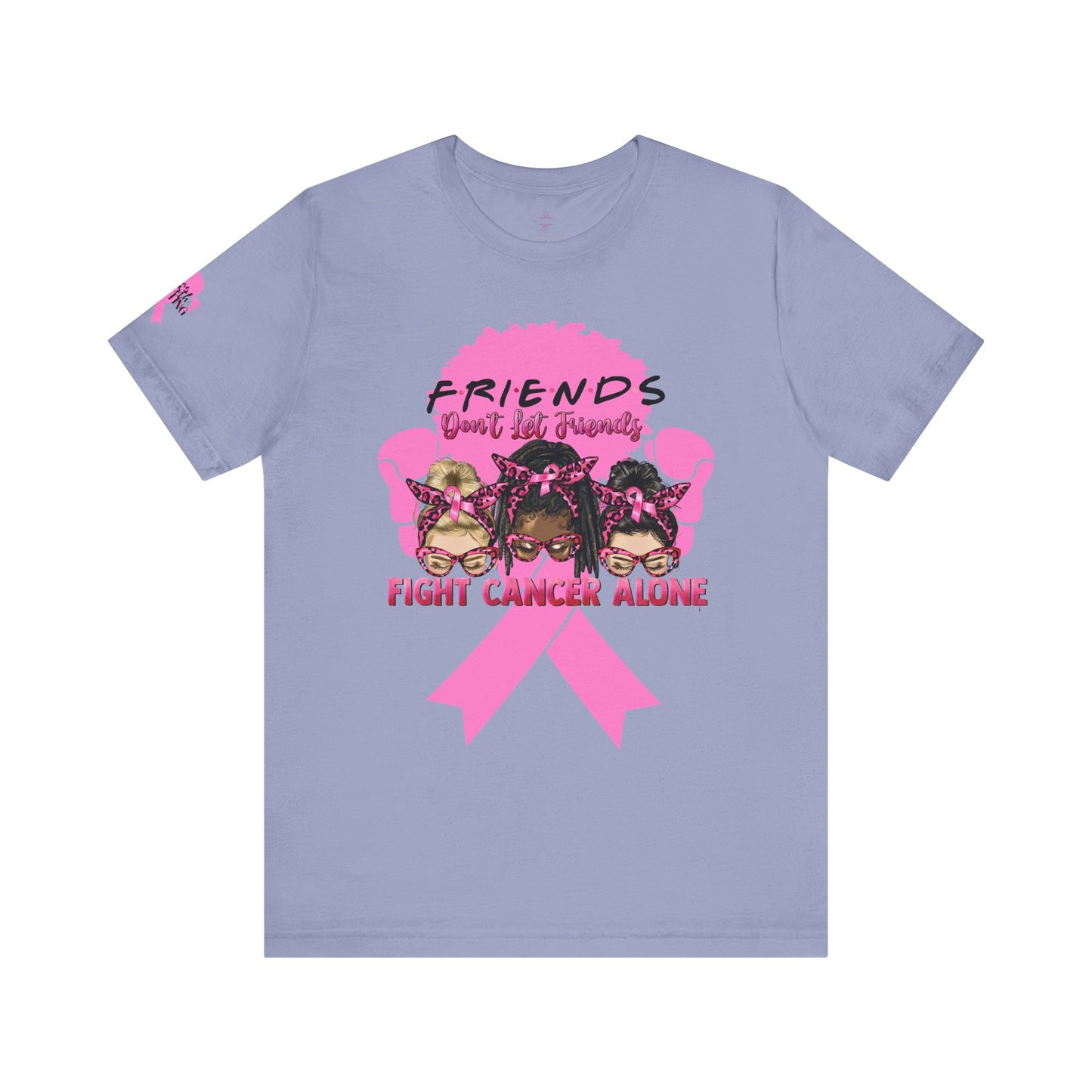 Breast Cancer Awareness Tshirt with Pink Ribbon Boxer