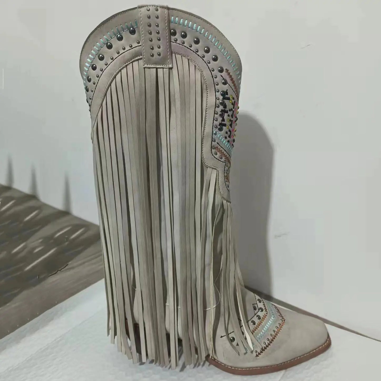 Tassel Mid-Calf Martin Boots