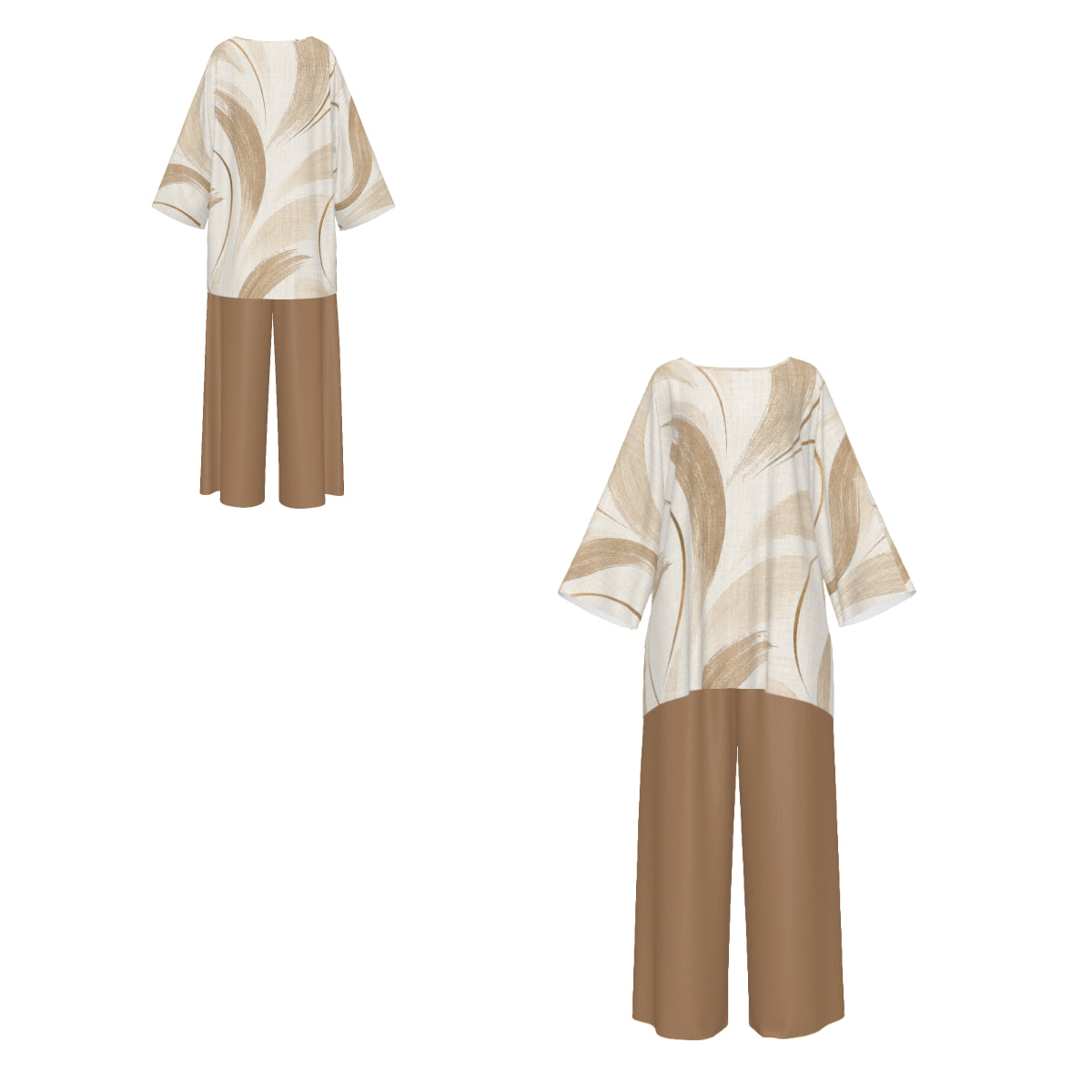 Custom Women's Long Sleeve Top &Pants Set