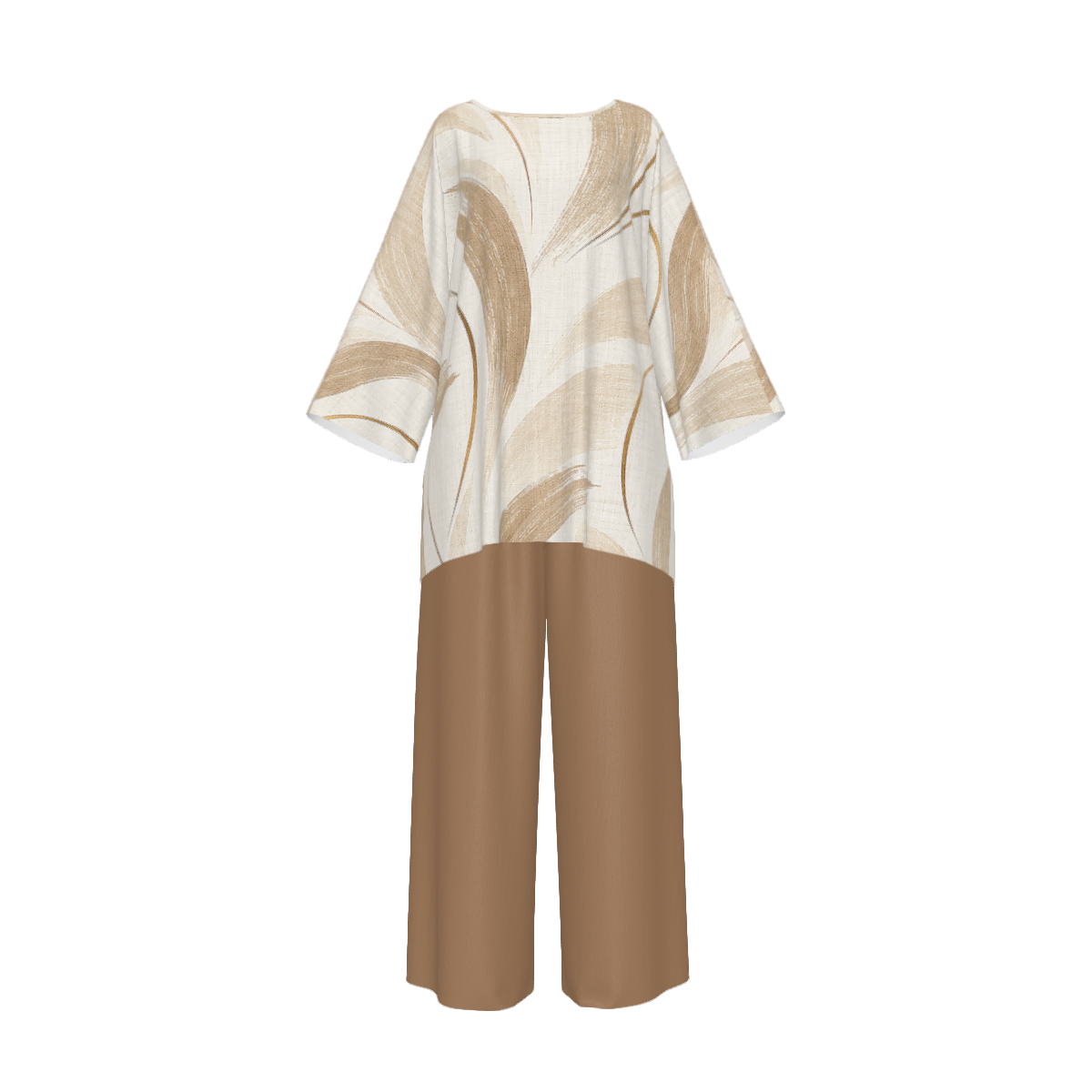 Custom Women's Long Sleeve Top &Pants Set