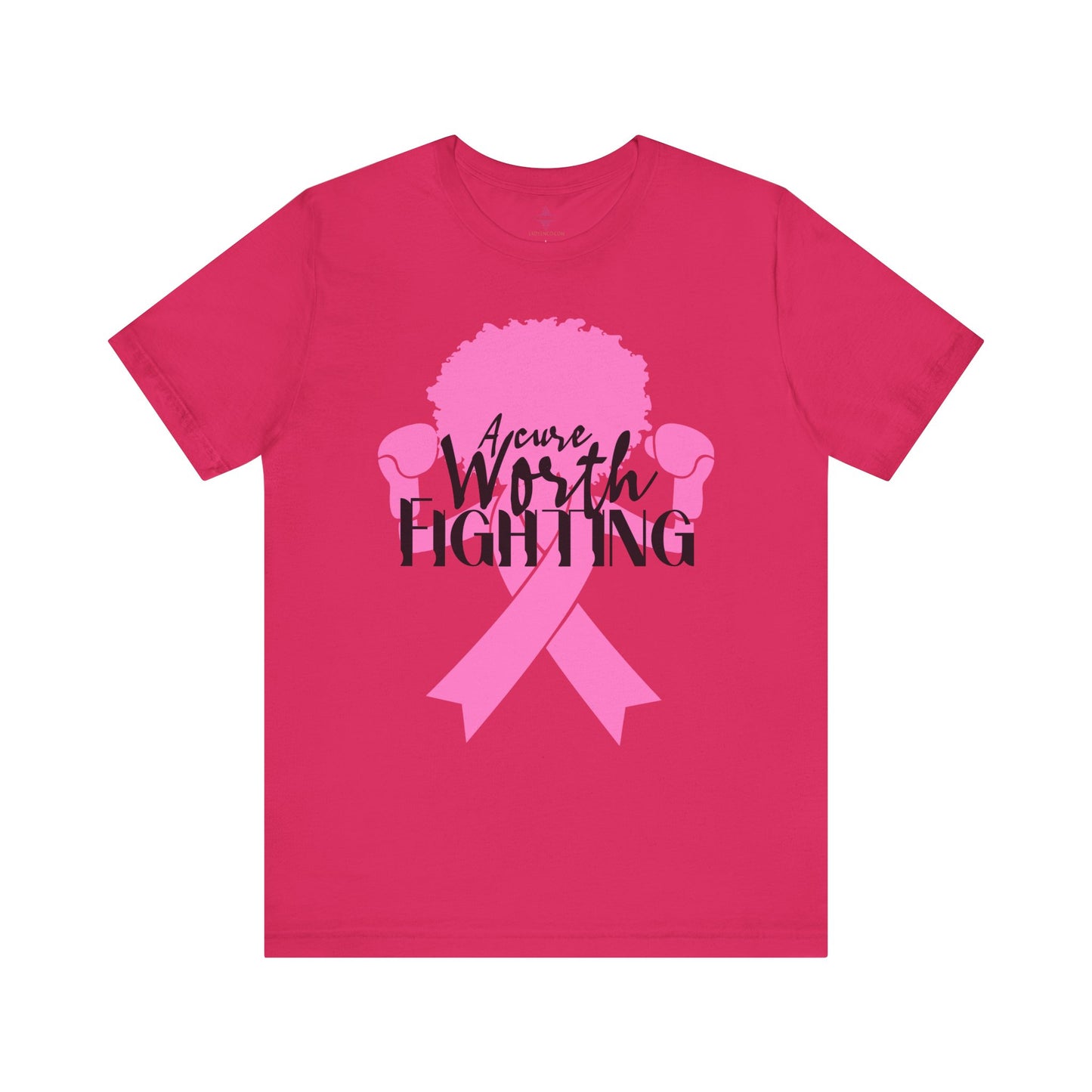 Empowering Breast Awareness TShirt: A Cure Worth Fighting For
