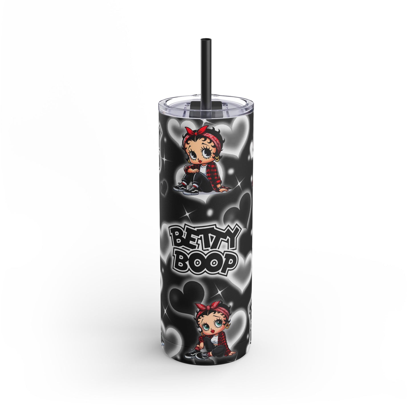 Valentine Betty Boop Matte Tumbler