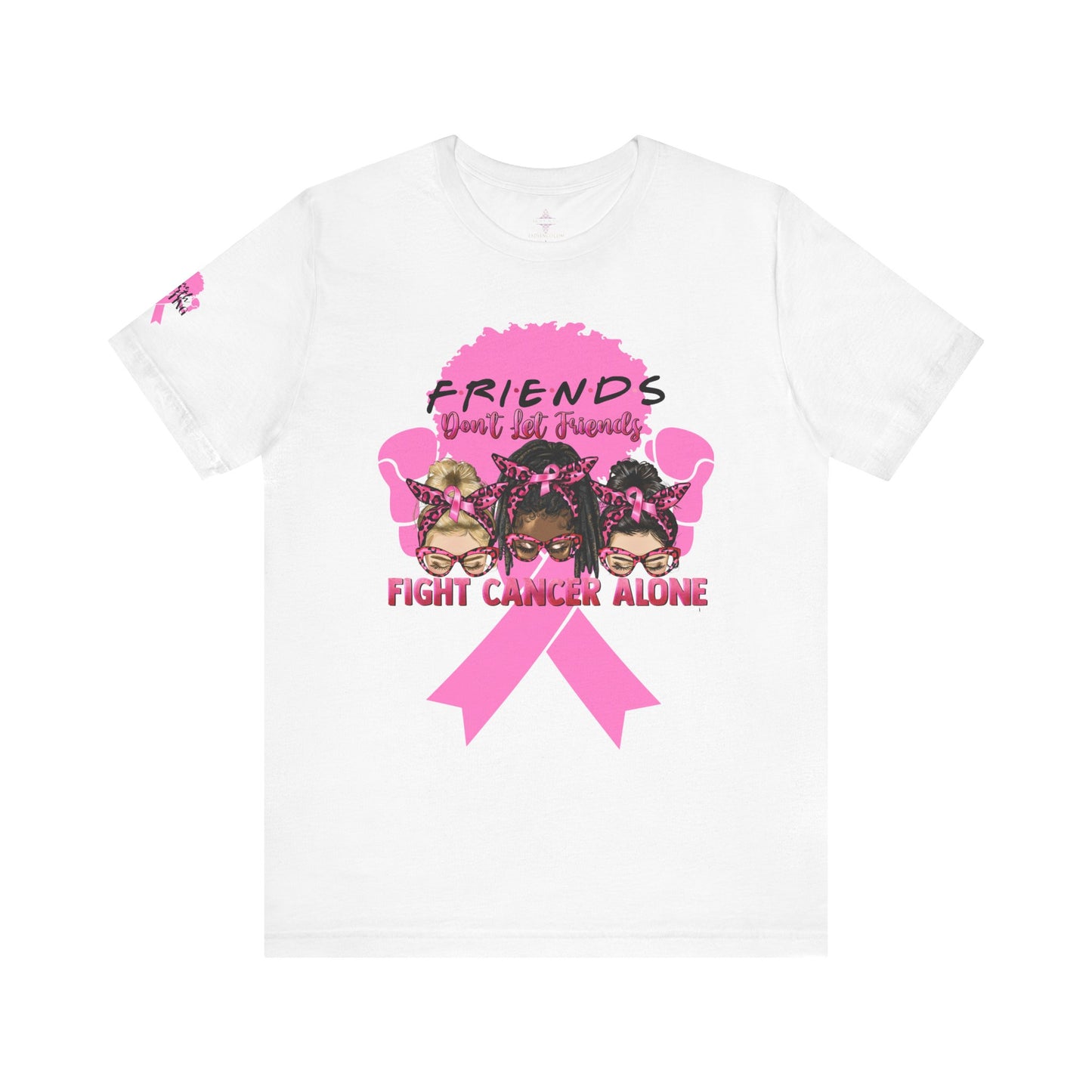 Breast Cancer Awareness Tshirt with Pink Ribbon Boxer