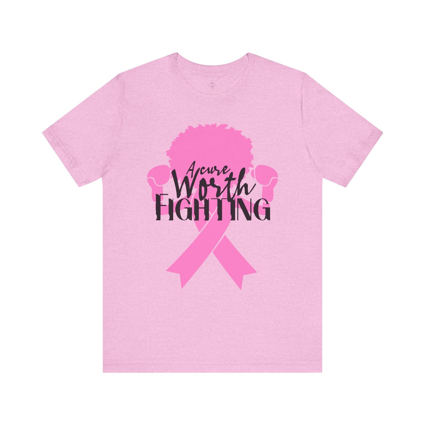 Empowering Breast Awareness TShirt: A Cure Worth Fighting For