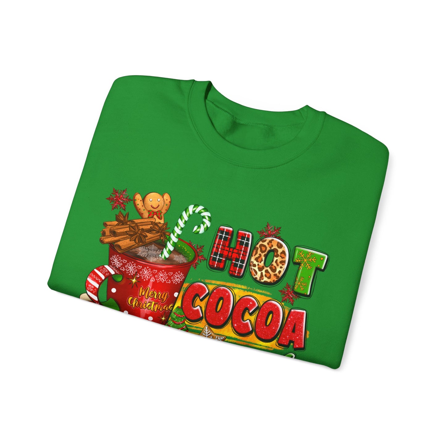 Hot Cocoa and Christmas Movies Unisex Heavy Blend™ Crewneck Sweatshirt