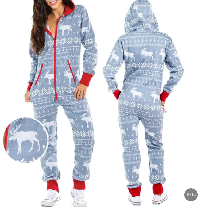 Cozy Couples Hooded Jumpsuit