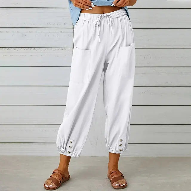 Women High Waist Wide Leg Pants