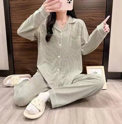 Ladies' Plaid Lounge Set