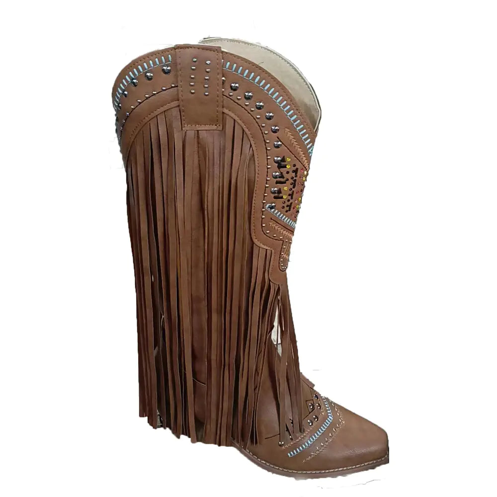 Tassel Mid-Calf Martin Boots