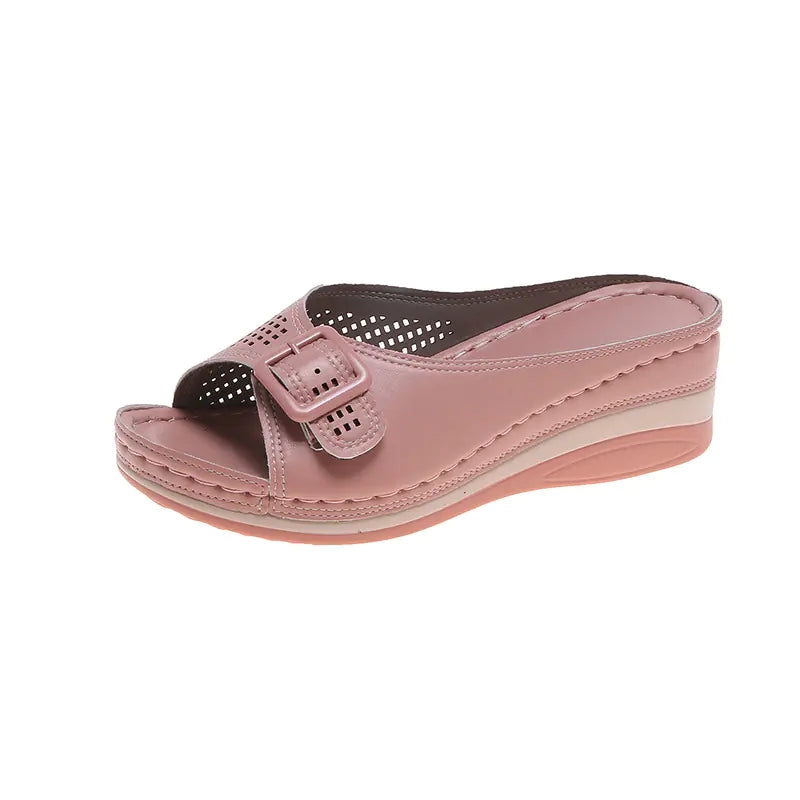 Casual Fashion Sandals & Slippers with Thick-Soled Heel