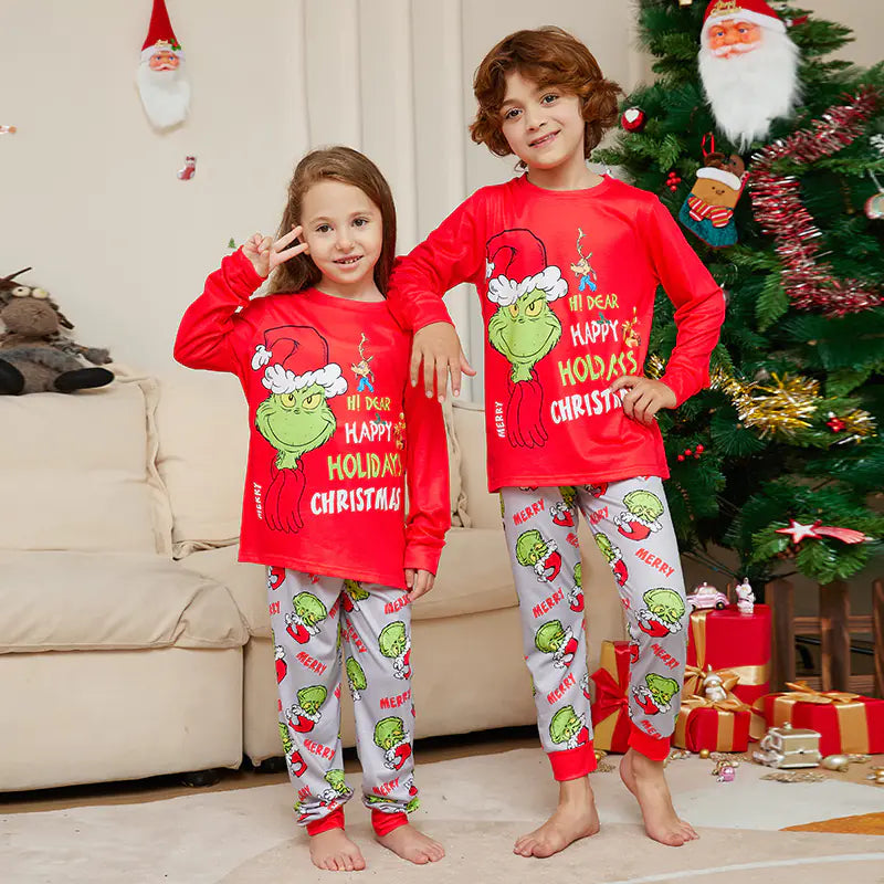 Festive Family Monster Pajama Set