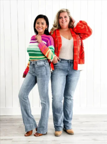Plus Size Stretchy Slim-Fit Jeans