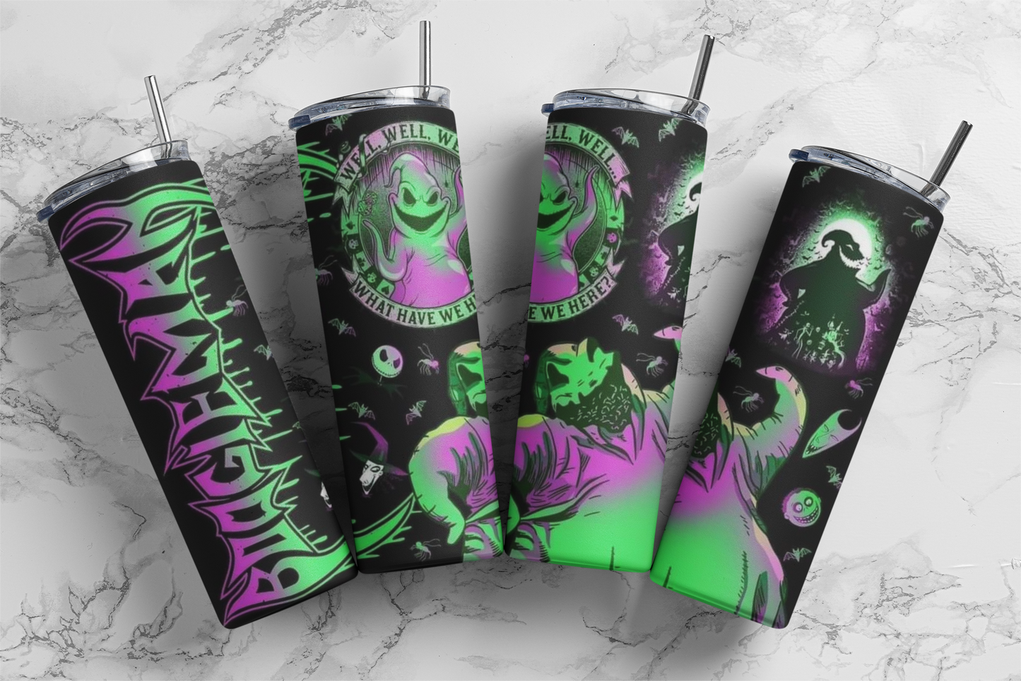 Oogie Boogie "Boogieman" 20oz Skinny Tumbler – Nightmare-Inspired
