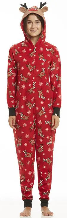 Holiday Festive Zippered Family Pajamas