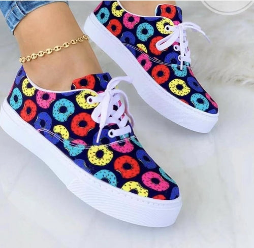 Graffiti Women Sneakers Trainers Shoes