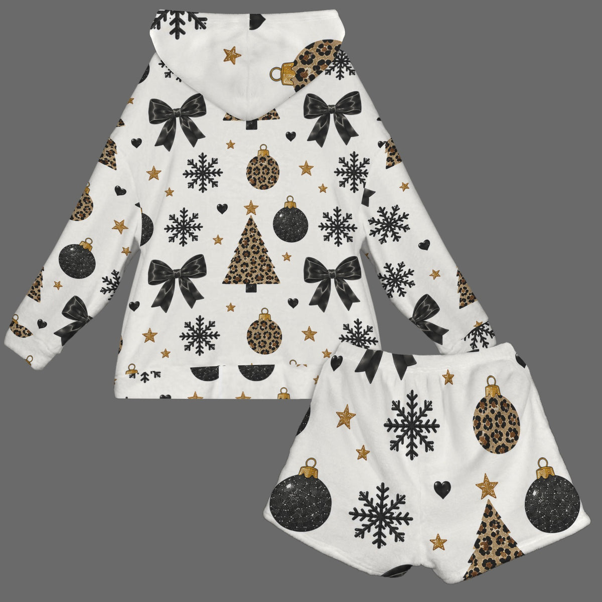 Pajama Mama™ Wild & Cozy Christmas Fuzzy Lounge Set
