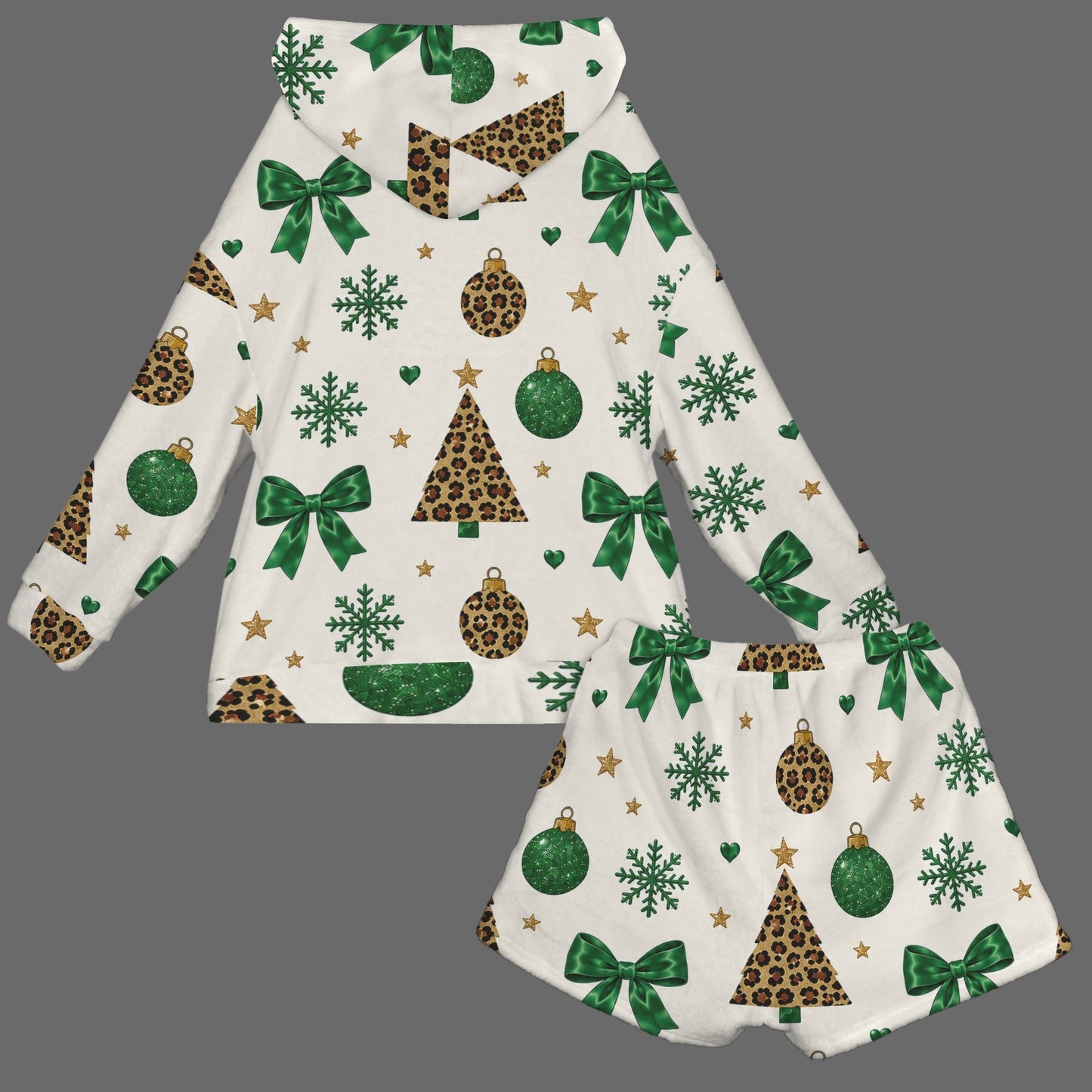 Pajama Mama™ Wild & Cozy Christmas Fuzzy Lounge Set