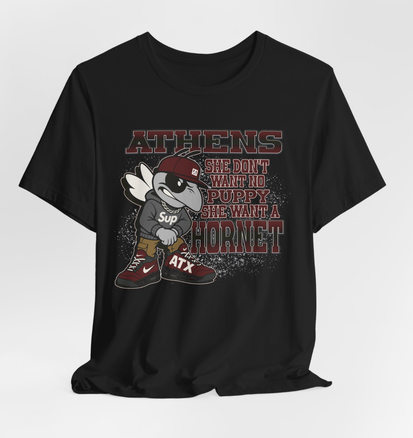 Athens Hornets “She Don’t Want A Puppy, She Want A Hornet” T-Shirt