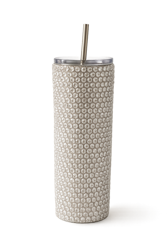 Personalized Rhinestone Tumbler – Handmade Bling Skinny Cup
