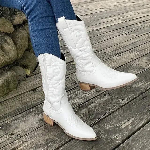 Goddess Mid-Calf Boots