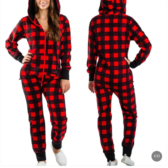Cozy Couples Hooded Jumpsuit