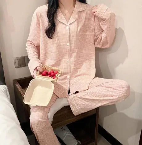 Ladies' Plaid Lounge Set