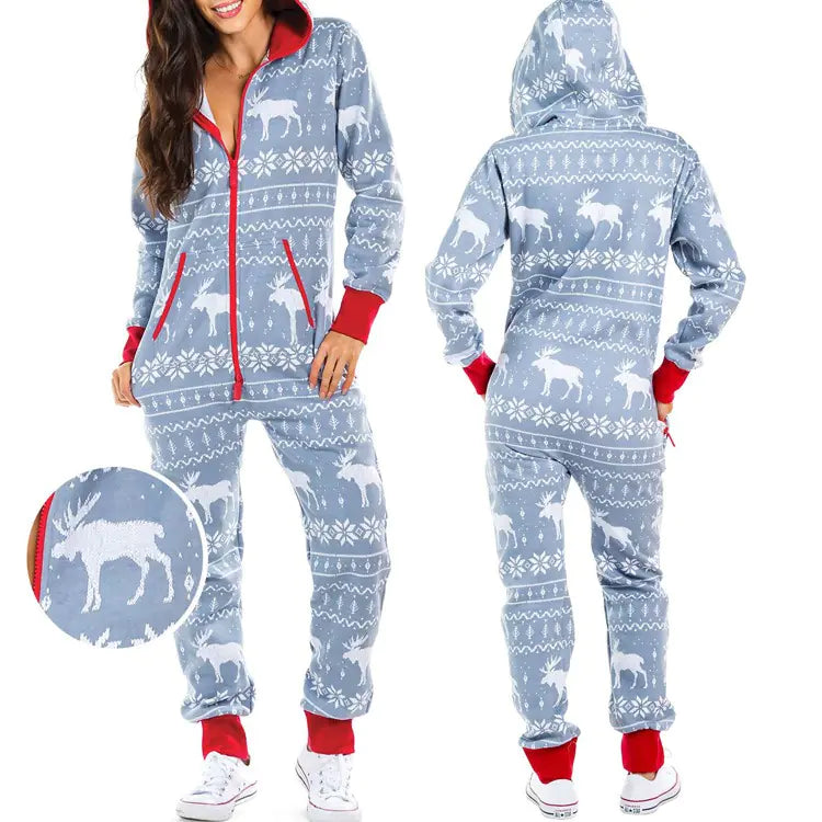 Cozy Couples Hooded Jumpsuit