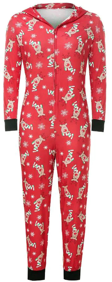 Holiday Festive Zippered Family Pajamas