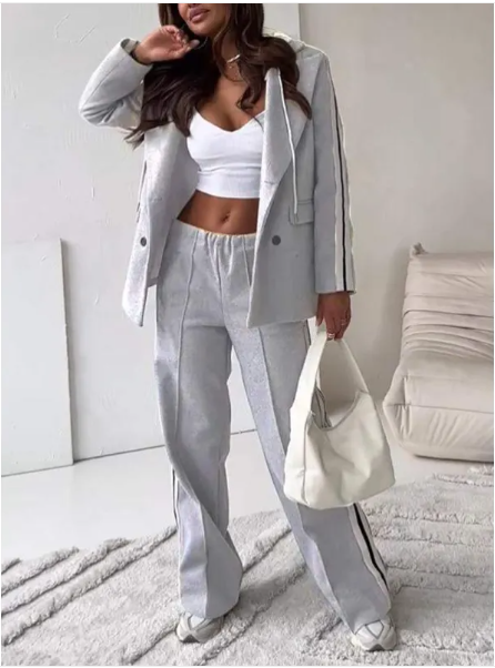 Trendy Ribbon Hoodie Loungewear