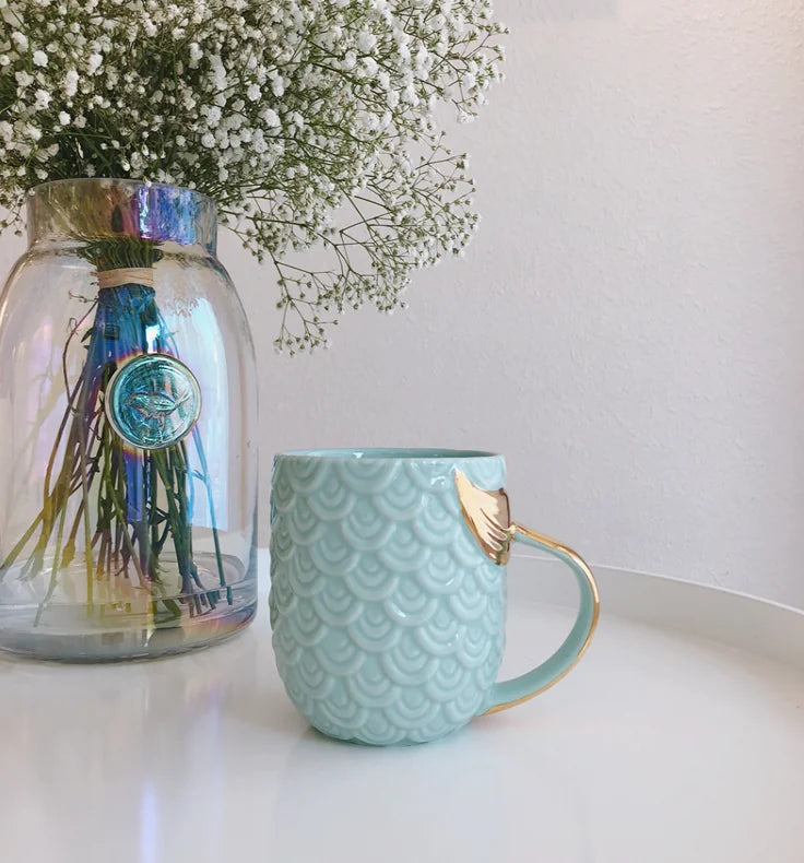 Mermaid Tail Mug - Creative Drinkware Cup