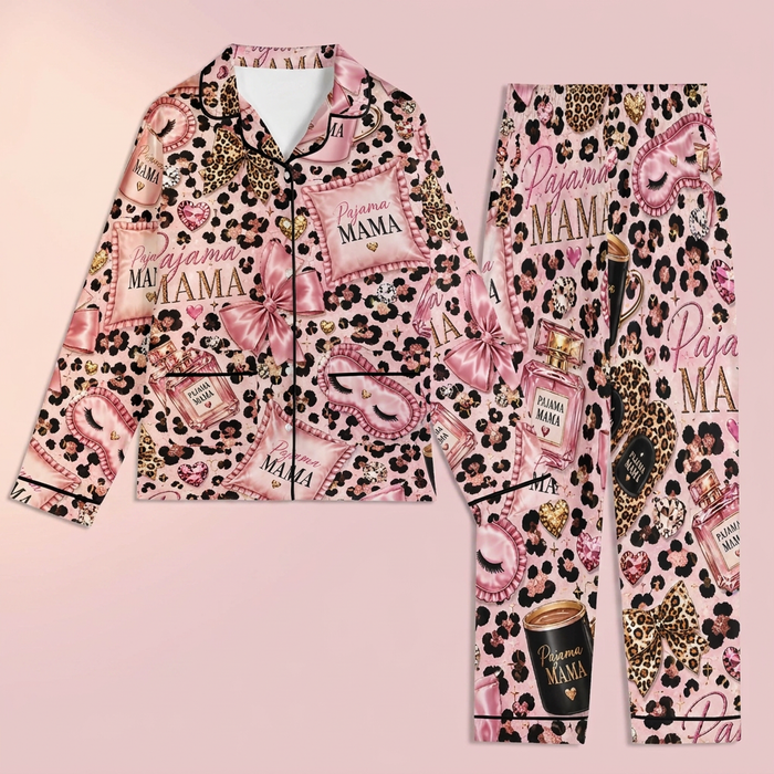 Pajama Mama™ Luxe Leopard Pajama Pant Set!