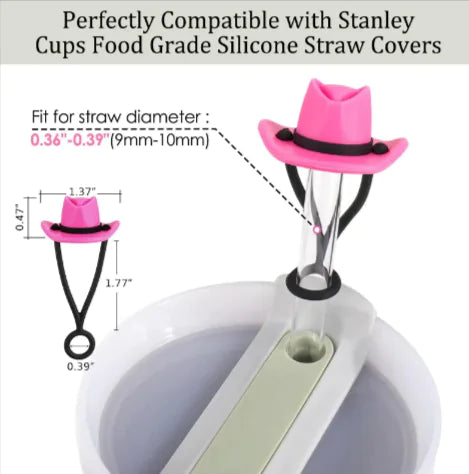 Silicone Cowboy Hat Cup Plug