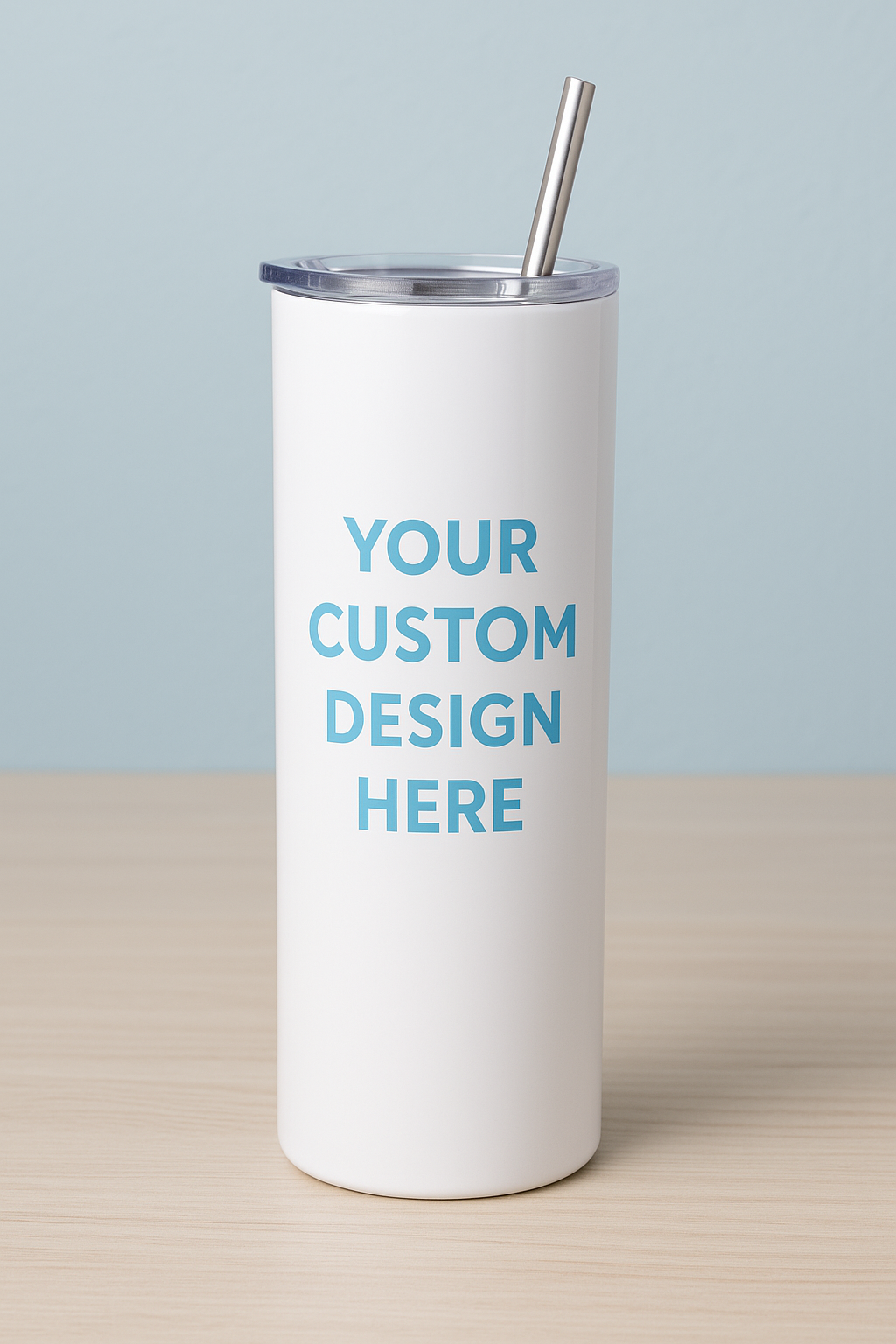 Custom made 20oz skinny tumbler