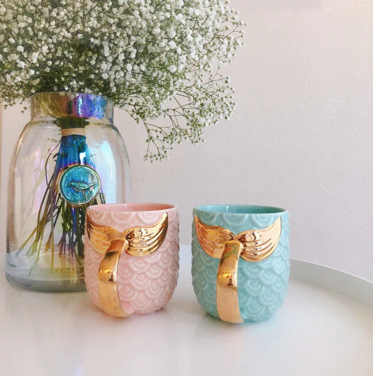 Mermaid Tail Mug - Creative Drinkware Cup