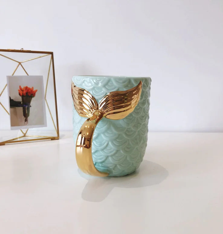 Mermaid Tail Mug - Creative Drinkware Cup