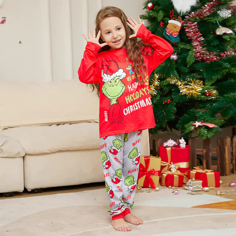 Festive Family Monster Pajama Set