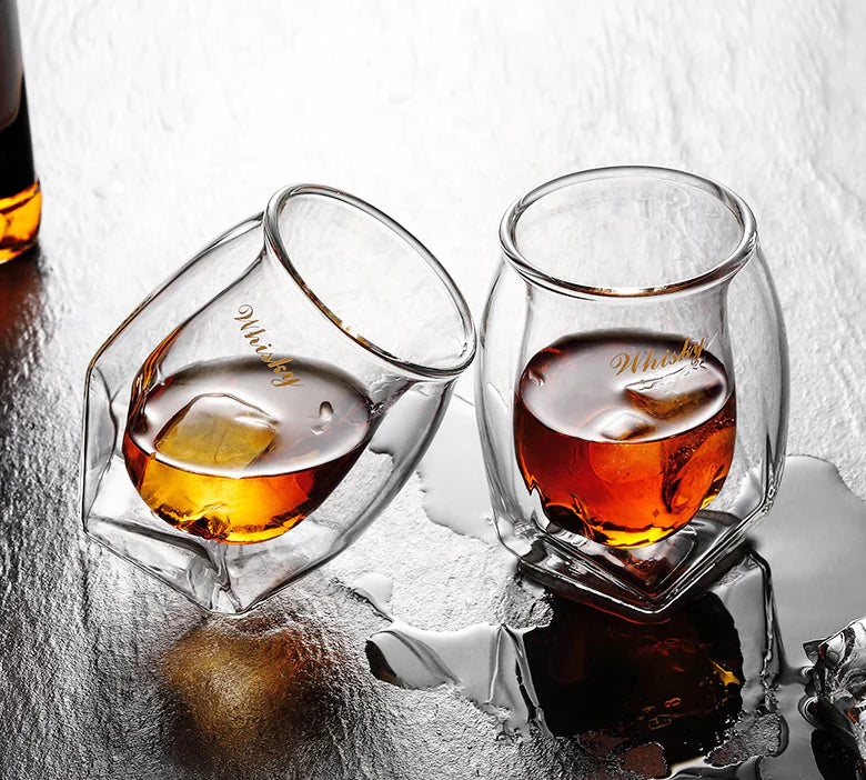 Whiskey Glasses - Set of Glass Drinkware